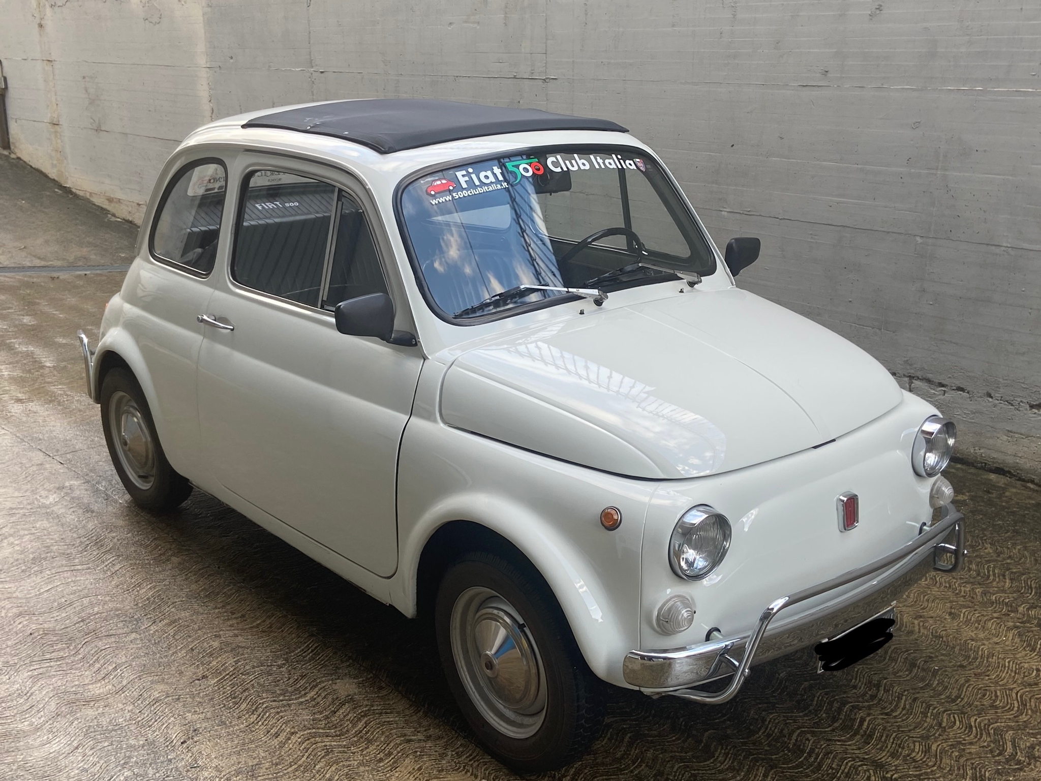 1972 Fiat 500 L White Garage Fiat 500