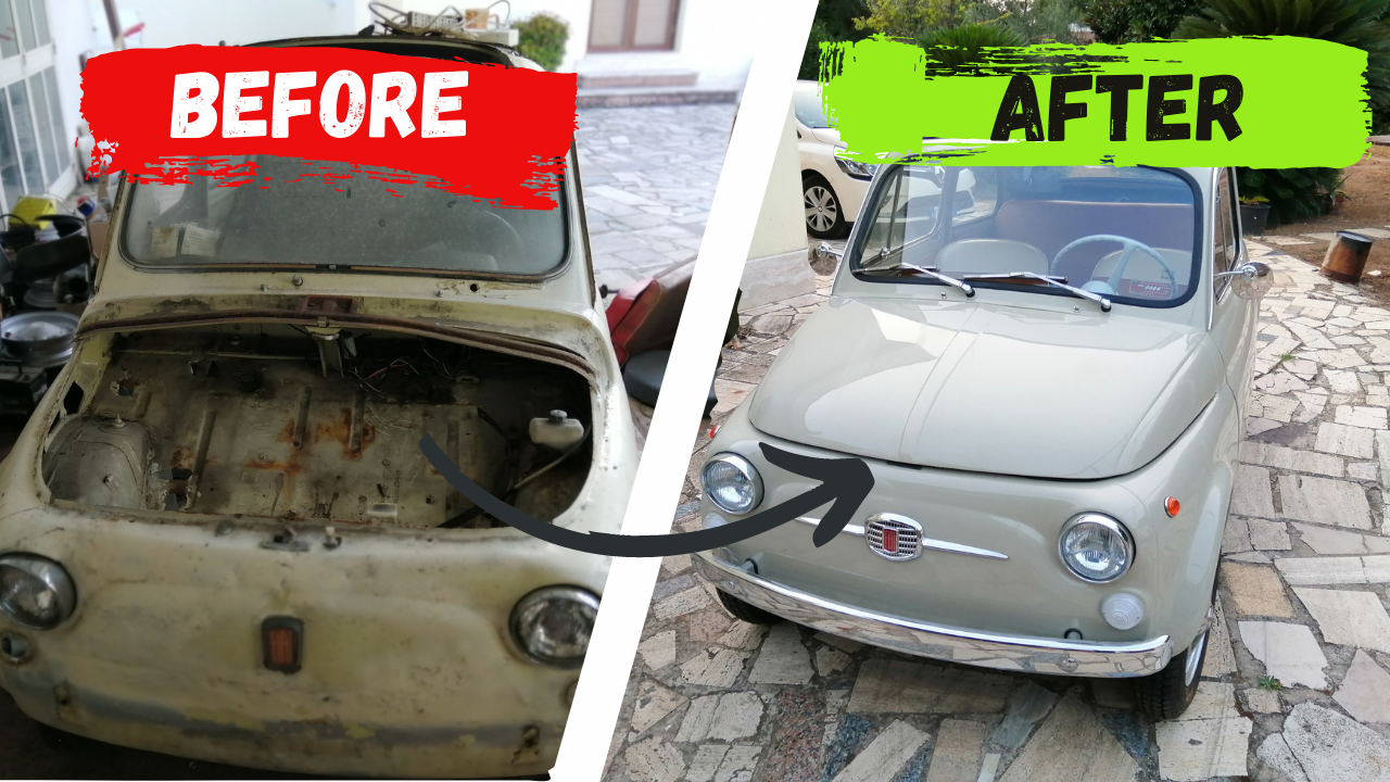 CLASSIC FIAT 500 BASIC Restoration - Denitto Classic Cars