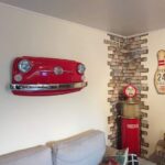 Classic Fiat 500 Wall Decoration Furniture